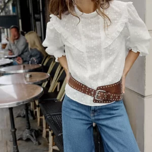 Ribbed Organic Cotton Cropped Sweater